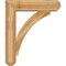 Ekena Millwork Thorton Craftsman Rough Sawn Bracket w/ Offset Brace, Western Red Cedar, 8"W x 32"D x 38"H BKT0806X32X38THR04RWR - alternate 2